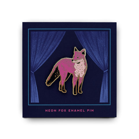 Neon Fox Pin