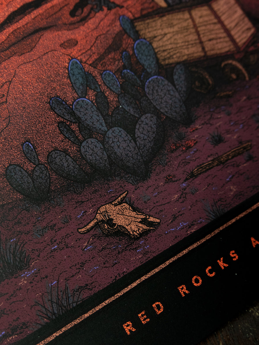 Ray LaMontagne Poster » Red Rocks, CO » July 10th, 2018 – Nicholas