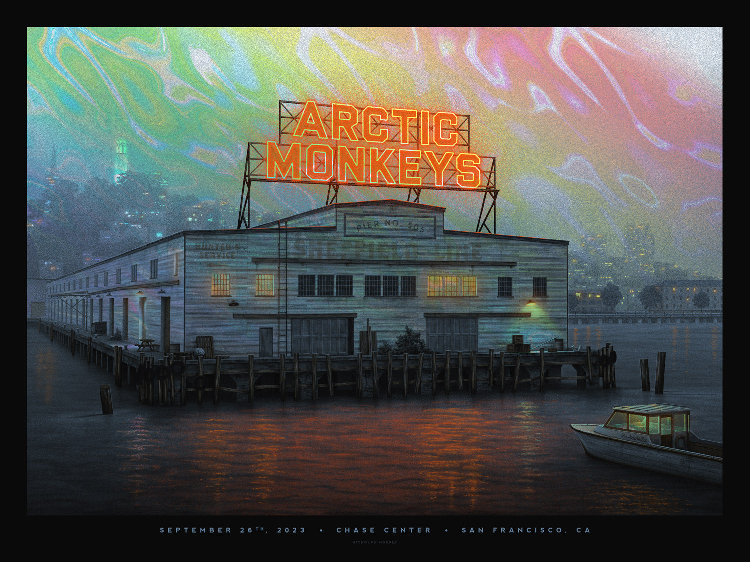 Arctic Monkeys Poster » Chase Center San Francisco, CA » September 26th