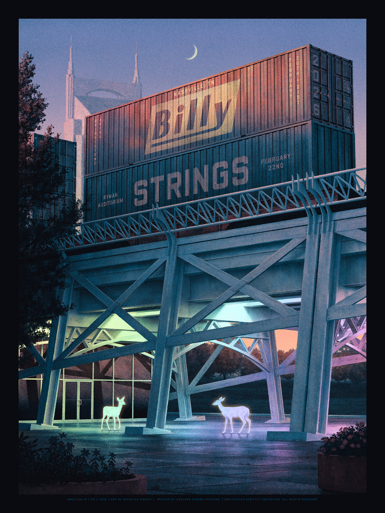 Billy Strings Nashville, TN Poster February 20th, 21st, and 22nd